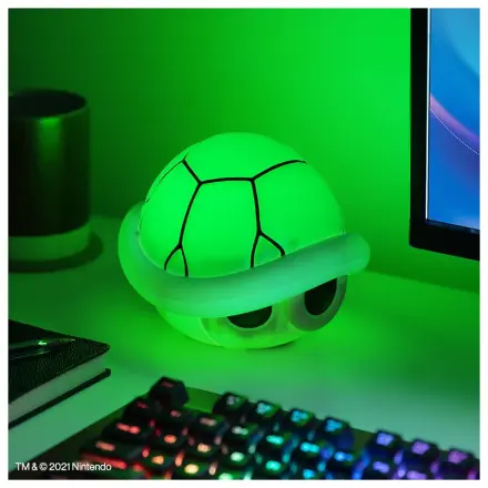 Super Mario Green Shell dekoratívne svetlo so zvukom 15 cm produktová fotografia