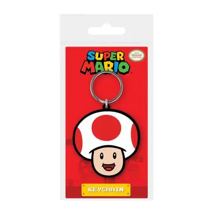 Super Mario gumová kľúčenka Toad 6 cm termékfotója