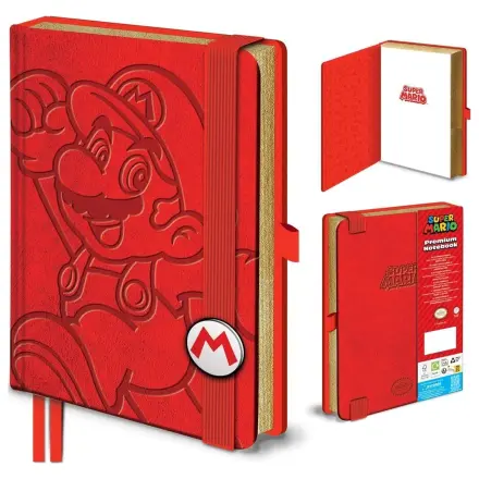 Super Mario - Mario A5 zápisník produktová fotografia