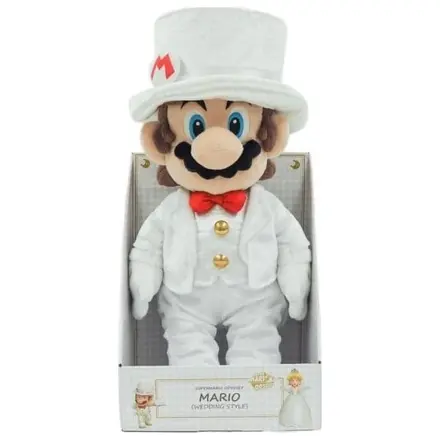 Super Mario Plyšová figúrka Mario Wedding 39 cm produktová fotografia