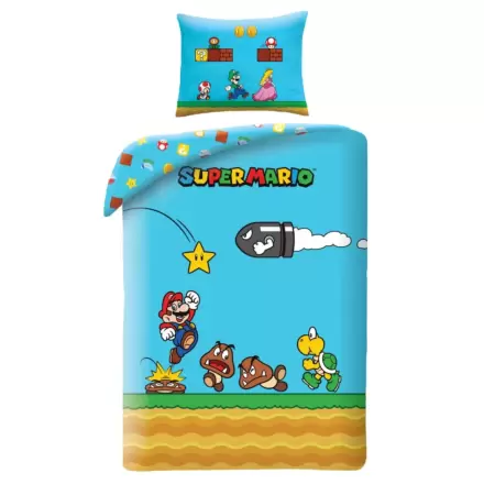 Super Mario Súprava obliečky na paplón Ver. 3 140 x 200 cm / 70 x 90 cm produktová fotografia