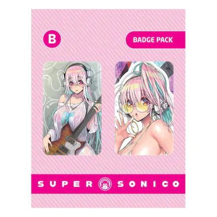 Super Sonico Pin Odznaky 2 ks Set B termékfotója