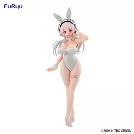 Super Sonico BiCute Bunnies PVC Socha Pearl White Ver. 30 cm produktová fotografia