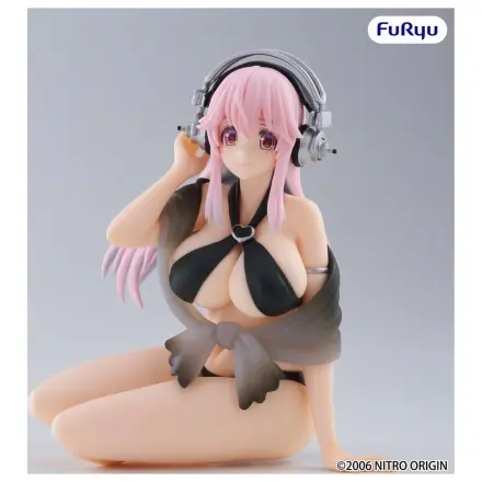 Super Sonico Noodle Stopper PVC Socha Super Sonico Swimsuit Black Color Ver. 10 cm produktová fotografia