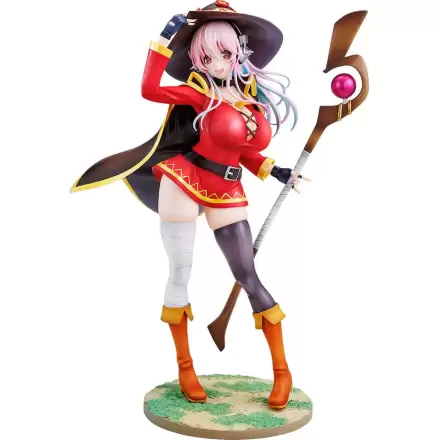 Super Sonico x Konosuba PVC soška 1/7 Super Sonico Megumin collaboration Ver. 25 cm produktová fotografia