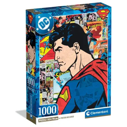 Superman Comic 1000-dielne kompaktné puzzle produktová fotografia