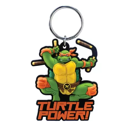 Teenage Mutant Ninja Turtles jemný dotykový PVC klip na tašku Michelangelo produktová fotografia