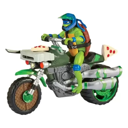 Teenage Mutant Ninja Turtles: Mutant Mayhem Drive N Kick akčná figúrka Leonardo & Motorcycle 11 cm produktová fotografia