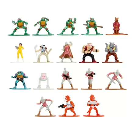 Teenage Mutant Ninja Turtles Nano Metalfigs Diecast Mini figúrky 18-Pack Wave 2 4 cm termékfotója