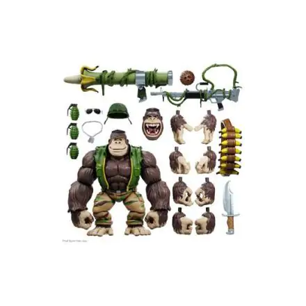 Teenage Mutant Ninja Turtles Ultimates Action Figurka Gorilla gerilla 20 cm termékfotója