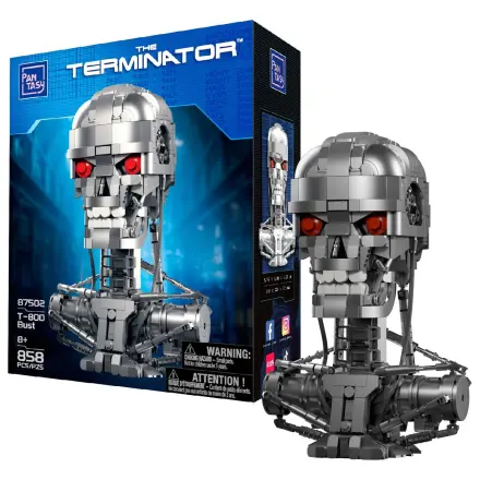 Terminator T-800 Bust Stavebnicový blok 858 ks produktová fotografia