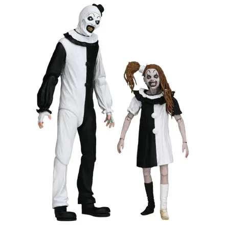 Terrifier 2 2-balenie akčných figúrok Ultimate Art the Clown & Little Pale Girl 18 cm produktová fotografia