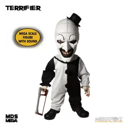 Terrifier MDS Mega Scale Plüssbaba Art, a bohóc hanghatásokkal 38 cm termékfotója