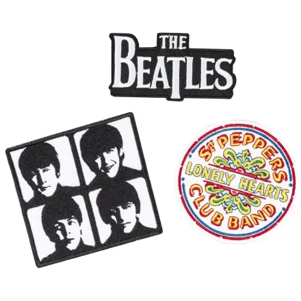 The Beatles sada 3 nášiviek produktová fotografia