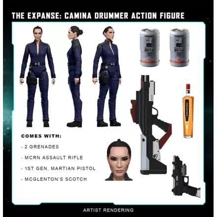 Akčná figúrka The Expanse Camina Drummer 20 cm termékfotója