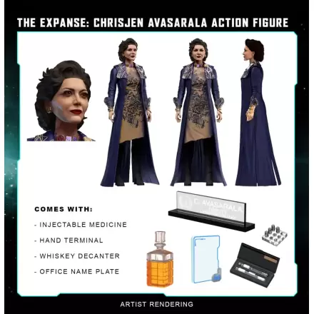 Akčná figúrka Chrisjen Avasarala 20 cm zo seriálu The Expanse termékfotója