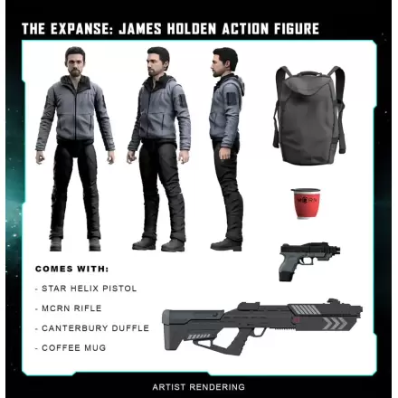 The Expanse Action Figure James Holden 20 cm termékfotója