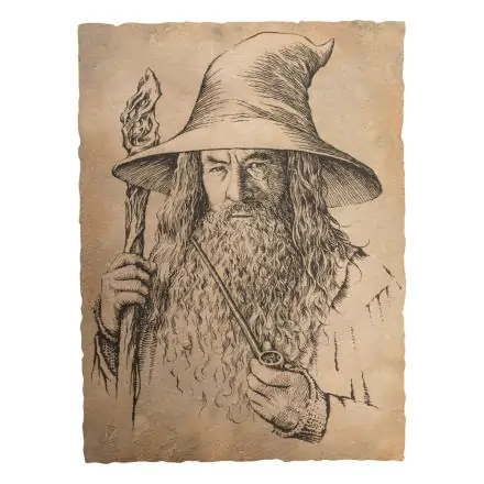 The Hobbit Art Print Portrét Gandalf the Grey 21 x 28 cm termékfotója