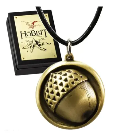 The Hobbit kožený reťazový Bilbo Button prívesok produktová fotografia