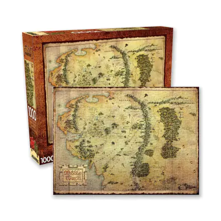 The Hobbit Puzzle Mapa (1000 kusov) termékfotója