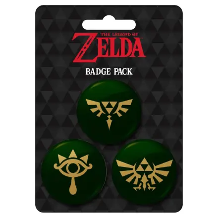 The Legend of Zelda odznaky s kolíkom, 3-balenie produktová fotografia