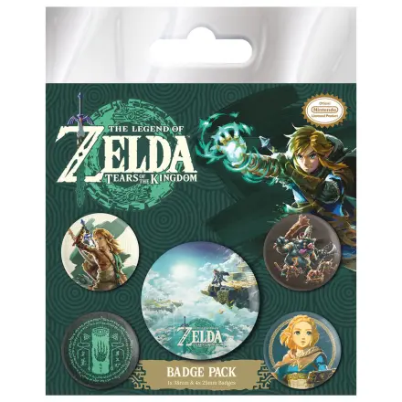 The Legend of Zelda set ok 5 odznakov produktová fotografia