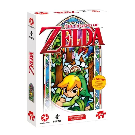 The Legend of Zelda Jigsaw Puzzle Link Boomerang Skladačka produktová fotografia