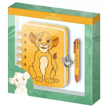 Disney The Lion King plyšový zápisník a pero produktová fotografia