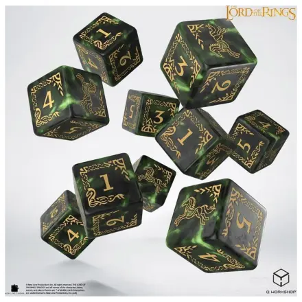 The Lord of the Rings: sada 10 D6 kociek Rohan produktová fotografia