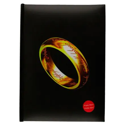 The Lord of the Rings unique krúžkové svetlo zápisník produktová fotografia
