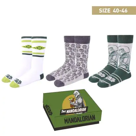 Star Wars: The Mandalorian Ponožky 3-Pack Mandalorian 40-46 produktová fotografia