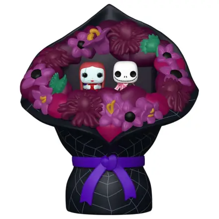 The Nightmare Before Christmas Bitty Funko POP! Kytica z vinylových figúrok 2-balenie Sally & Jack Skellington (Valentine) produktová fotografia