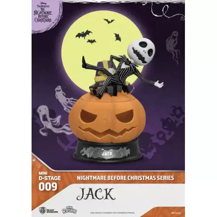 The Nightmare Before Christmas Mini Diorama Stage PVC Figúrka Jack 10 cm produktová fotografia