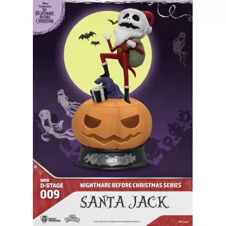 The Nightmare Before Christmas Mini Diorama Stage PVC Figúrka Santa Jack 10 cm produktová fotografia