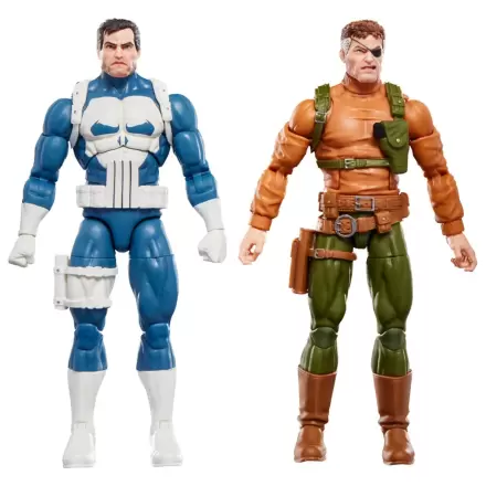 The Punisher Marvel Legends Gamerverse akčná figúrka 2-balenie Punisher & Nick Fury 15 cm produktová fotografia