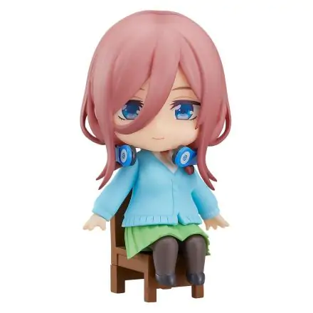 The Quintessential Quintuplets Movie Nendoroid Swacchao! Miku Nakano Figúrka 9 cm termékfotója