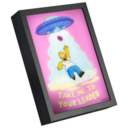 The Simpsons zarámovaný LED plagát 20 x 28 cm produktová fotografia