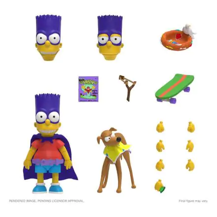 The Simpsons Ultimates Action Figure Bartman 18 cm termékfotója