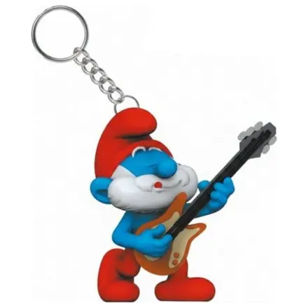 The Smurfs kľúčenka Papa Smurf s gitarou produktová fotografia