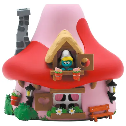 The Smurfs - Smurfette Mushroom House pokladnička figúrka 15cm produktová fotografia