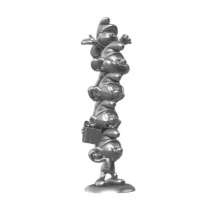 Šmolkovia Resin Statue Šmolkovia Column Silver Limited Edition 50 cm termékfotója