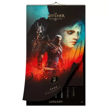 The Witcher 3: Wild Hunt Kalendár 2026 10. výročie produktová fotografia