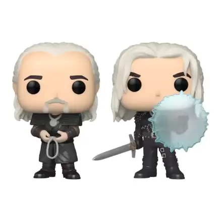 The Witcher Funko POP! Televízne vinylové figúrky 2-pack Geralt & Vesemir 9 cm termékfotója