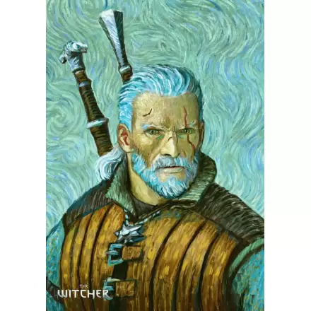 The Witcher III: Wild Hunt Game Art Chronicles Puzzle Geralt inspired by Vincent van Gogh (1000 dielikov) termékfotója