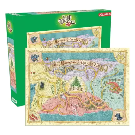 The Wizard Of Oz Map Puzzle Skladačka (500 dielikov) produktová fotografia