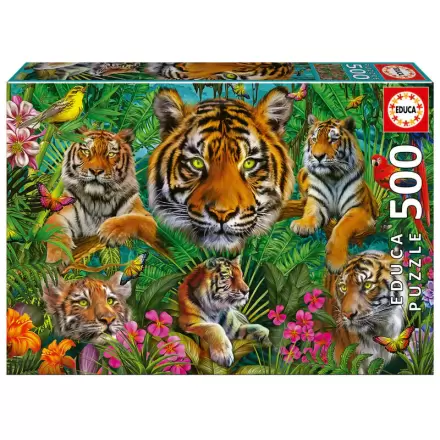 Puzzle Tiger Jungle 500 dielikov produktová fotografia