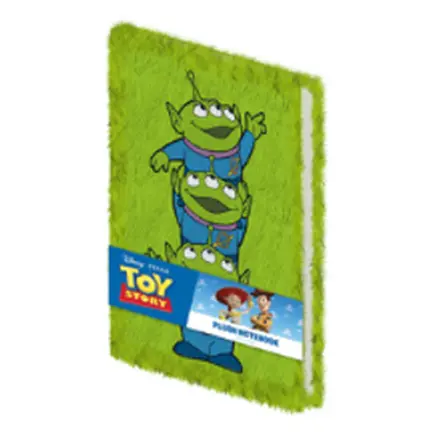 Toy Story Alien A5 chlpatý zápisník produktová fotografia