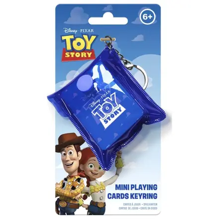 Toy Story prívesok na kľúče s mini hracími kartami produktová fotografia