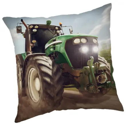 Tractor Green obliečka na vankúš produktová fotografia