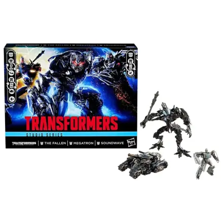 Transformers 2: The Fallen, Megatron & Soundwave sada 3 figúrok produktová fotografia